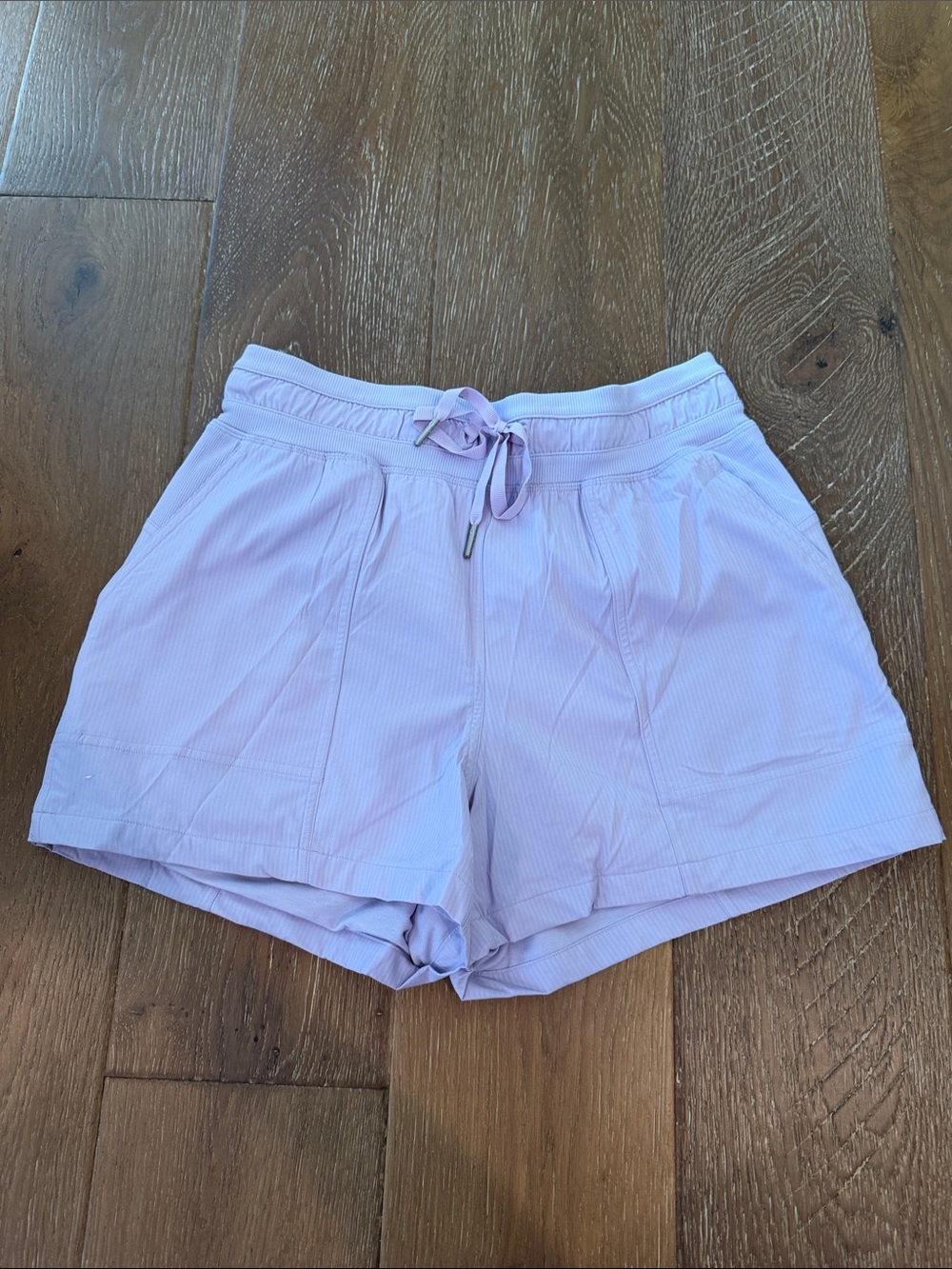 lululemon athletica Light Lavender Drawstring Athletic Shorts